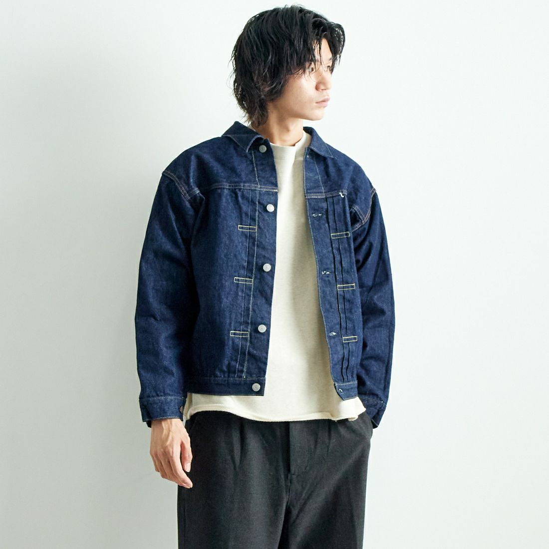 81 ONE WAS&&モデル身長：182cm 着用サイズ：3&&