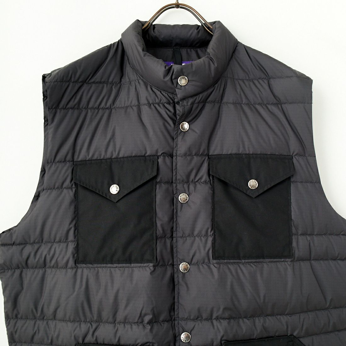 THE NORTH FACE PURPLE LABEL [ザ ノースフェイス パープルレーベル] リップストップシエラベスト [N24FN021] K BLACK