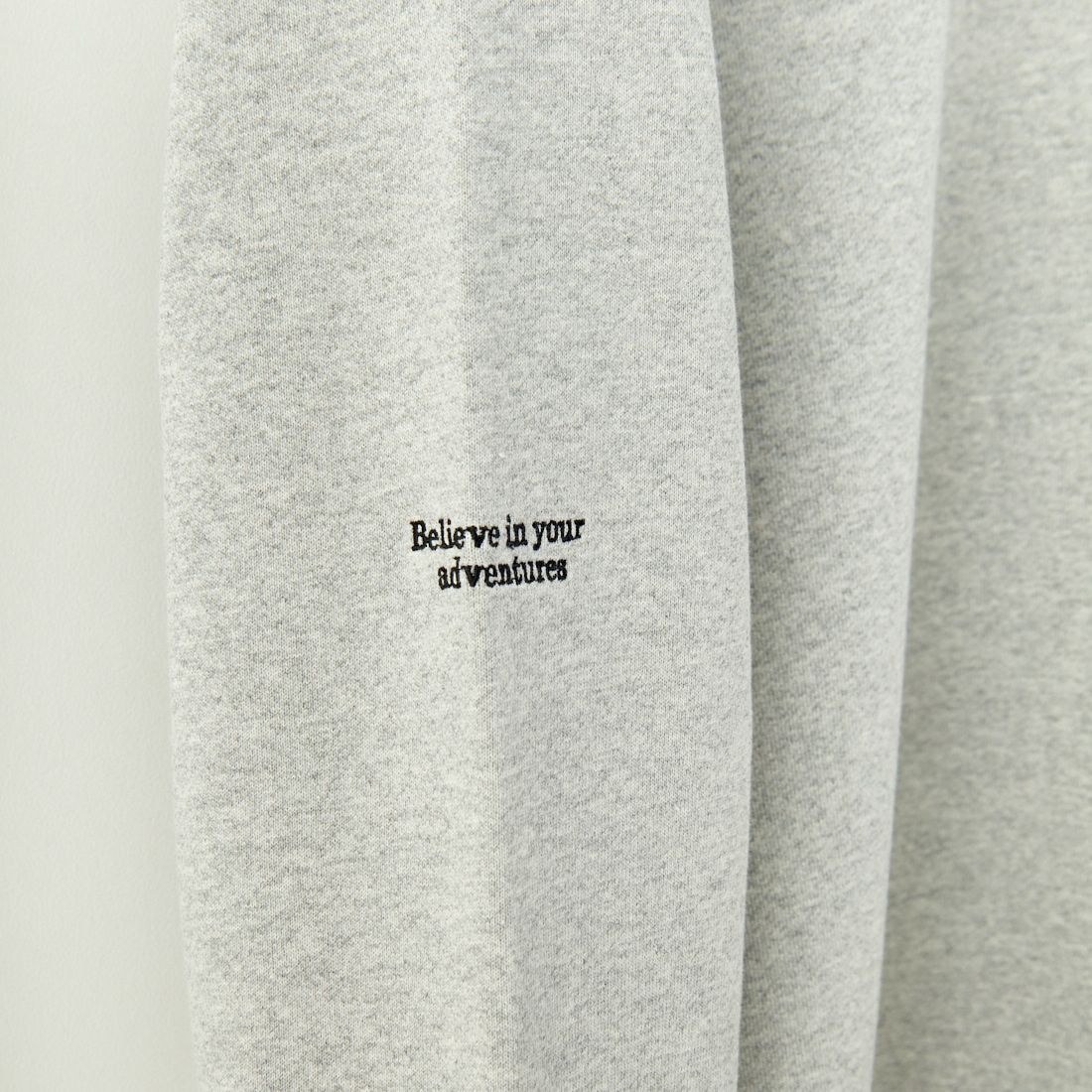 JEANSFACTORY × NANGA [ジーンズファクトリー × ナンガ] 別注 ブランドロゴ刺繍 ドローコードスウェット [NW24AW-JF4] GRAY
