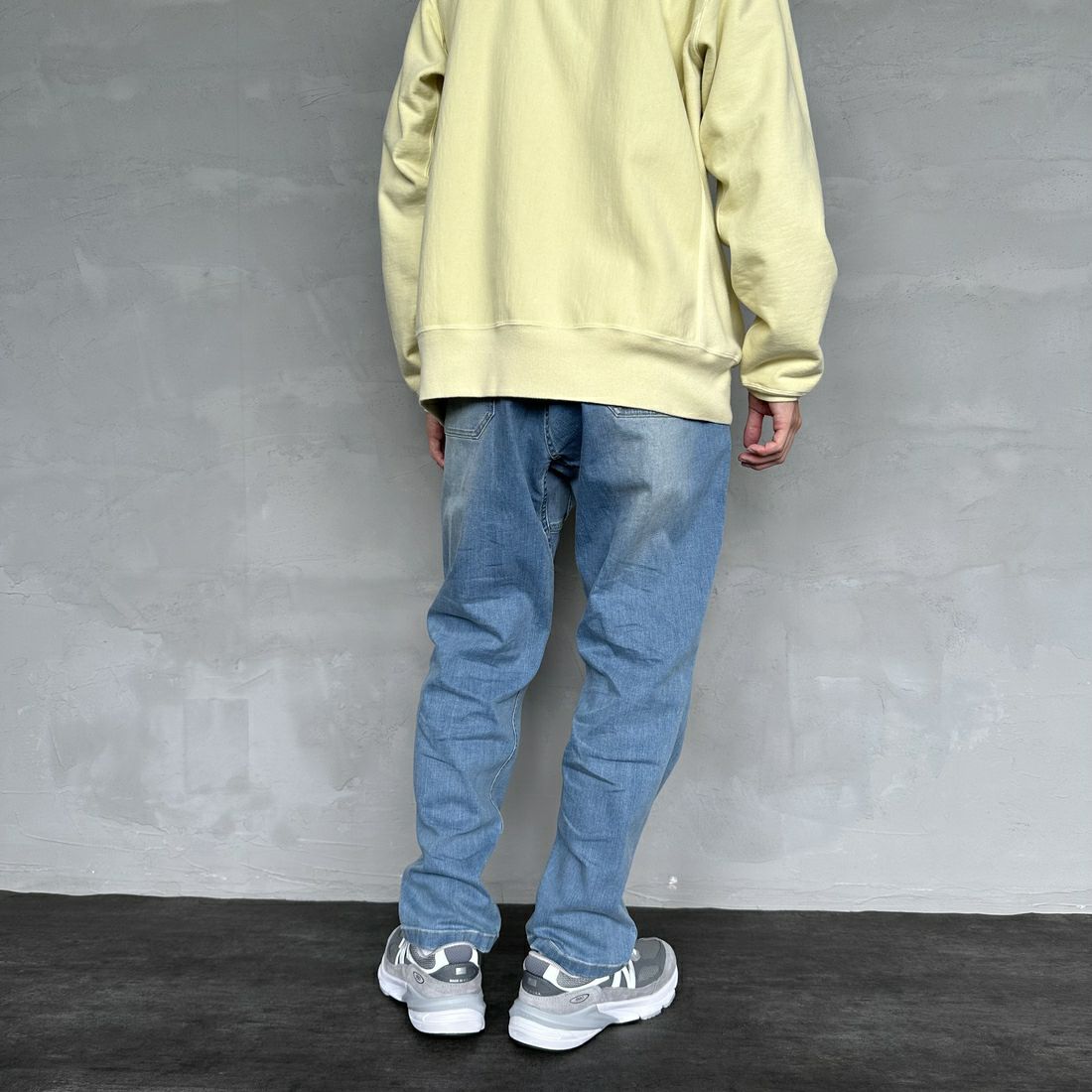 GRAMiCCi [グラミチ] ストレッチデニム ルーズテーパードリッジパンツ [G3FU-P052] MEDIUM USE &&モデル身長：168cm 着用サイズ：M&&