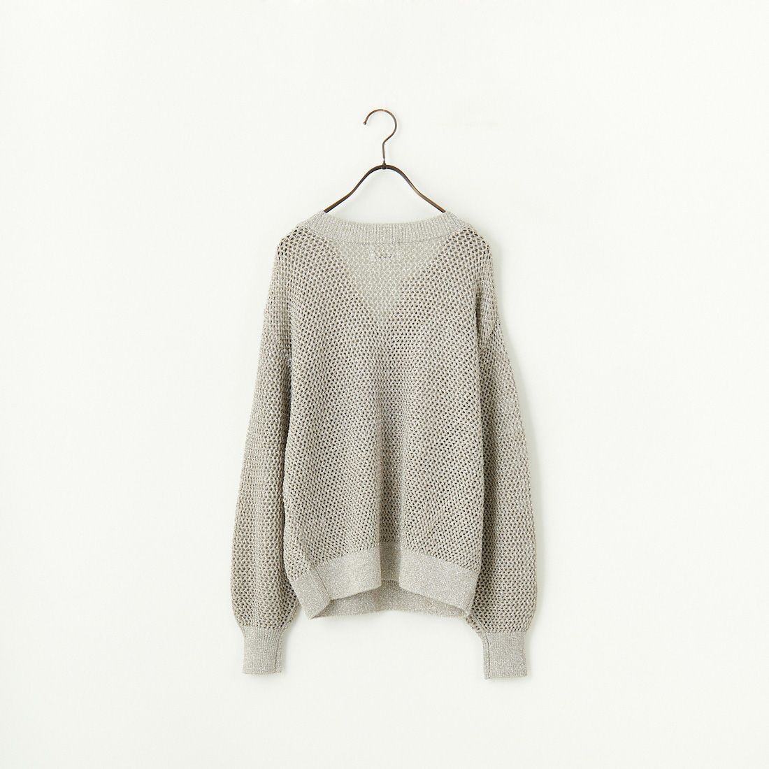CADDITION [キャディション] メタリックスキッパーニット [546591] 09 L.GRAY