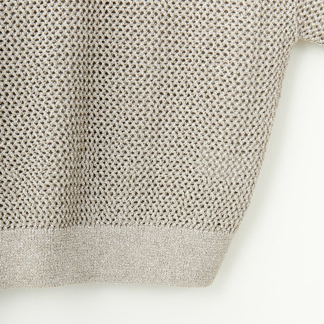 CADDITION [キャディション] メタリックスキッパーニット [546591] 09 L.GRAY