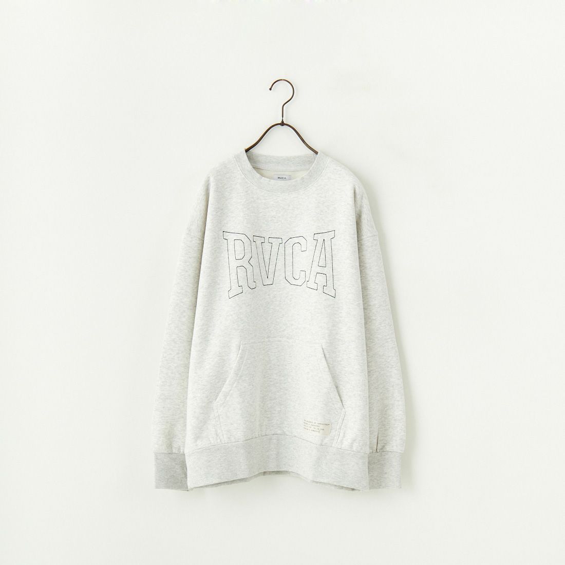 RVCA [ルーカ] ルーズフィット クルーネックスウェット [BE044-004]