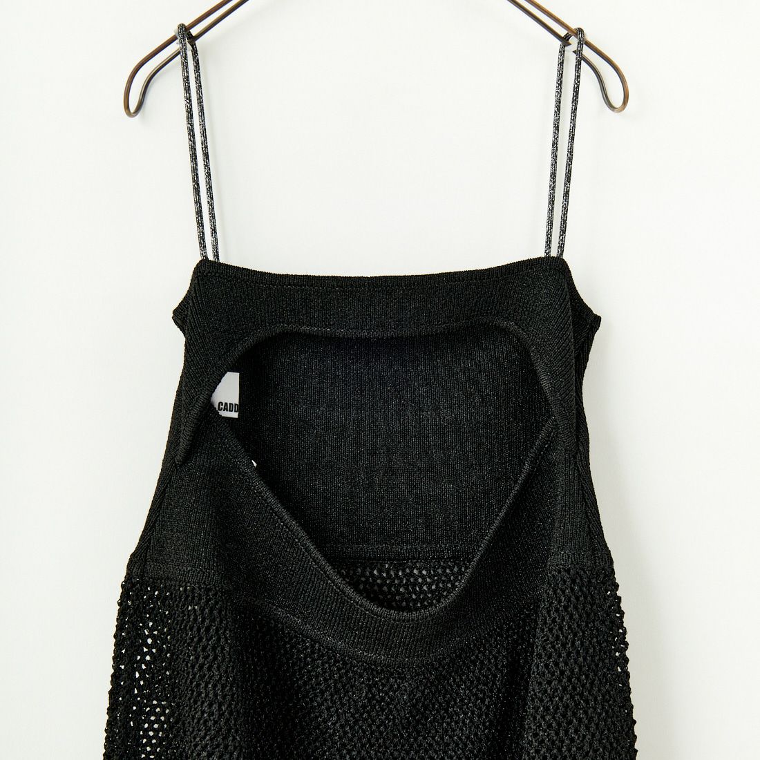 CADDITION [キャディション] メタリックキャミビスチェ [546590] 12 BLACK