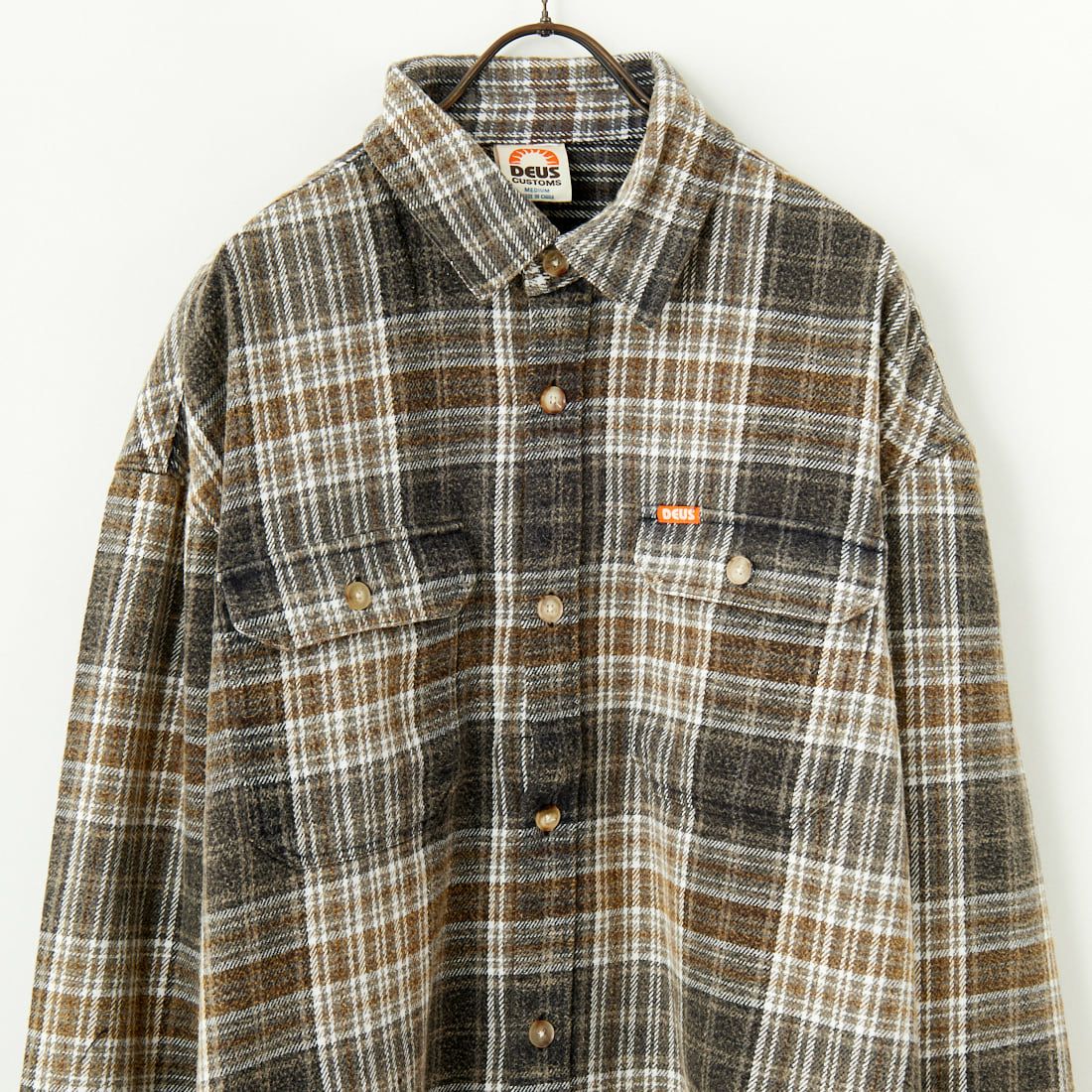 DEUS EX MACHINA [デウス エクス マキナ] VACAY チェックシャツ [DMF245565] GREY CHECK