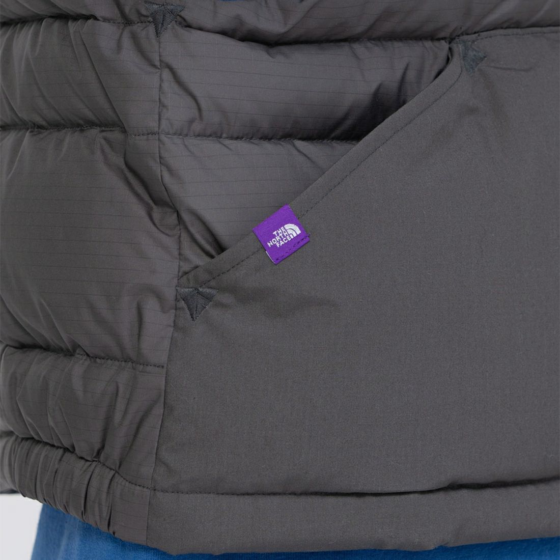 THE NORTH FACE PURPLE LABEL [ザ ノースフェイス パープルレーベル] リップストップ ショートシエラベスト [N24FN022] AH AHGRAY