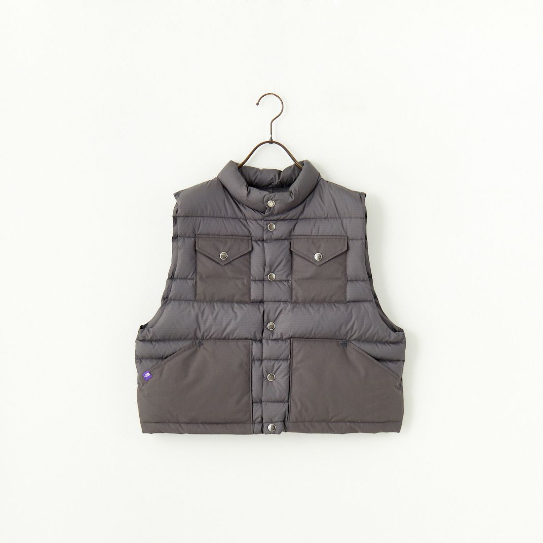 THE NORTH FACE PURPLE LABEL [ザ ノースフェイス パープルレーベル] リップストップ ショートシエラベスト [N24FN022] AH AHGRAY