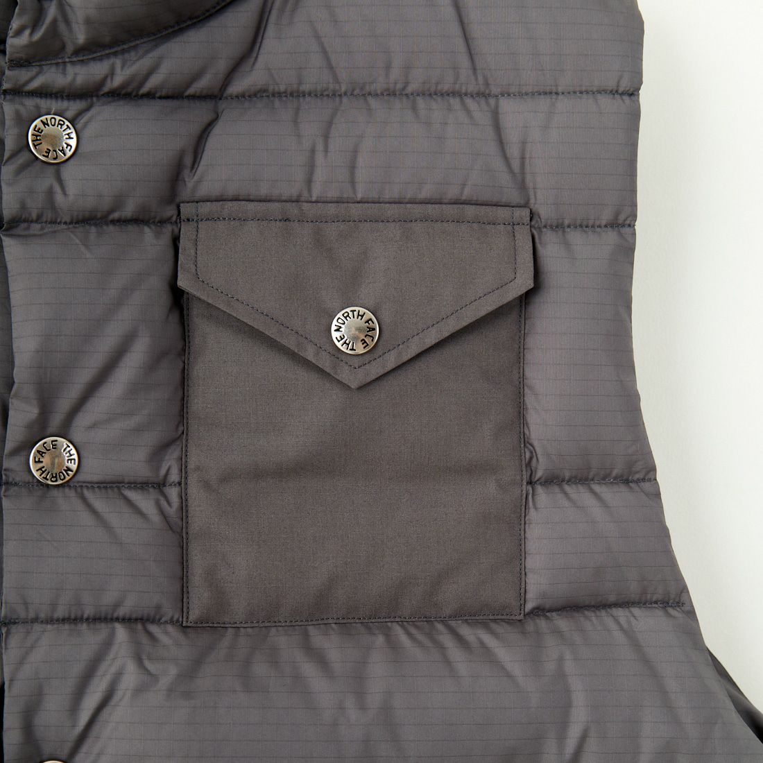 THE NORTH FACE PURPLE LABEL [ザ ノースフェイス パープルレーベル] リップストップ ショートシエラベスト [N24FN022] AH AHGRAY