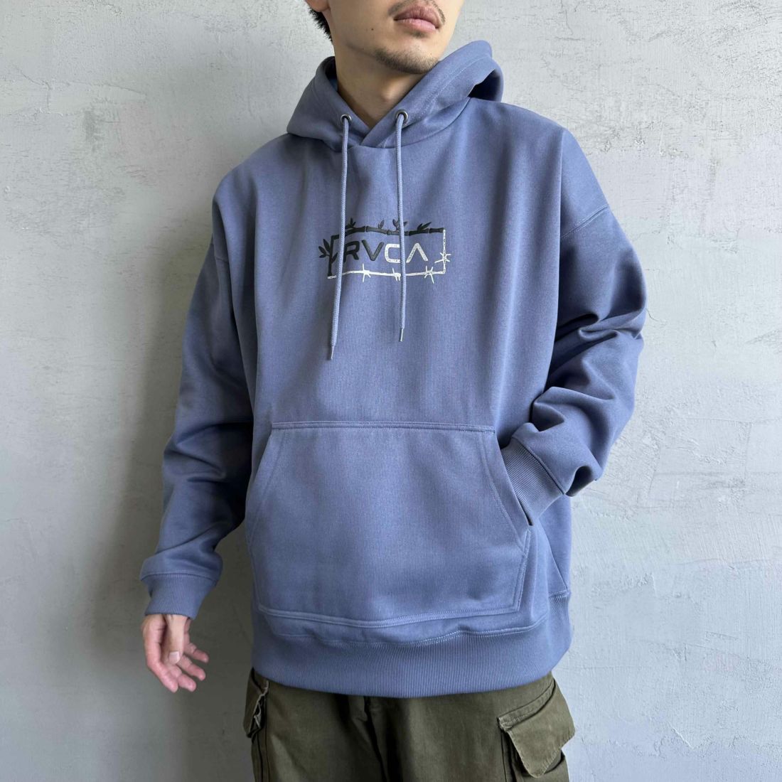 RVCA [ルーカ] BORDERED フーディ [BE042-039] RVCA [ルーカ] BORDERED フーディ [BE042-039] SNAO &&モデル身長：168cm 着用サイズ：M&&