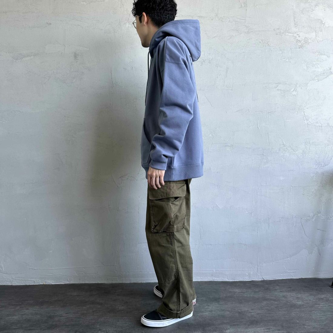 RVCA [ルーカ] BORDERED フーディ [BE042-039] RVCA [ルーカ] BORDERED フーディ [BE042-039] SNAO &&モデル身長：168cm 着用サイズ：M&&