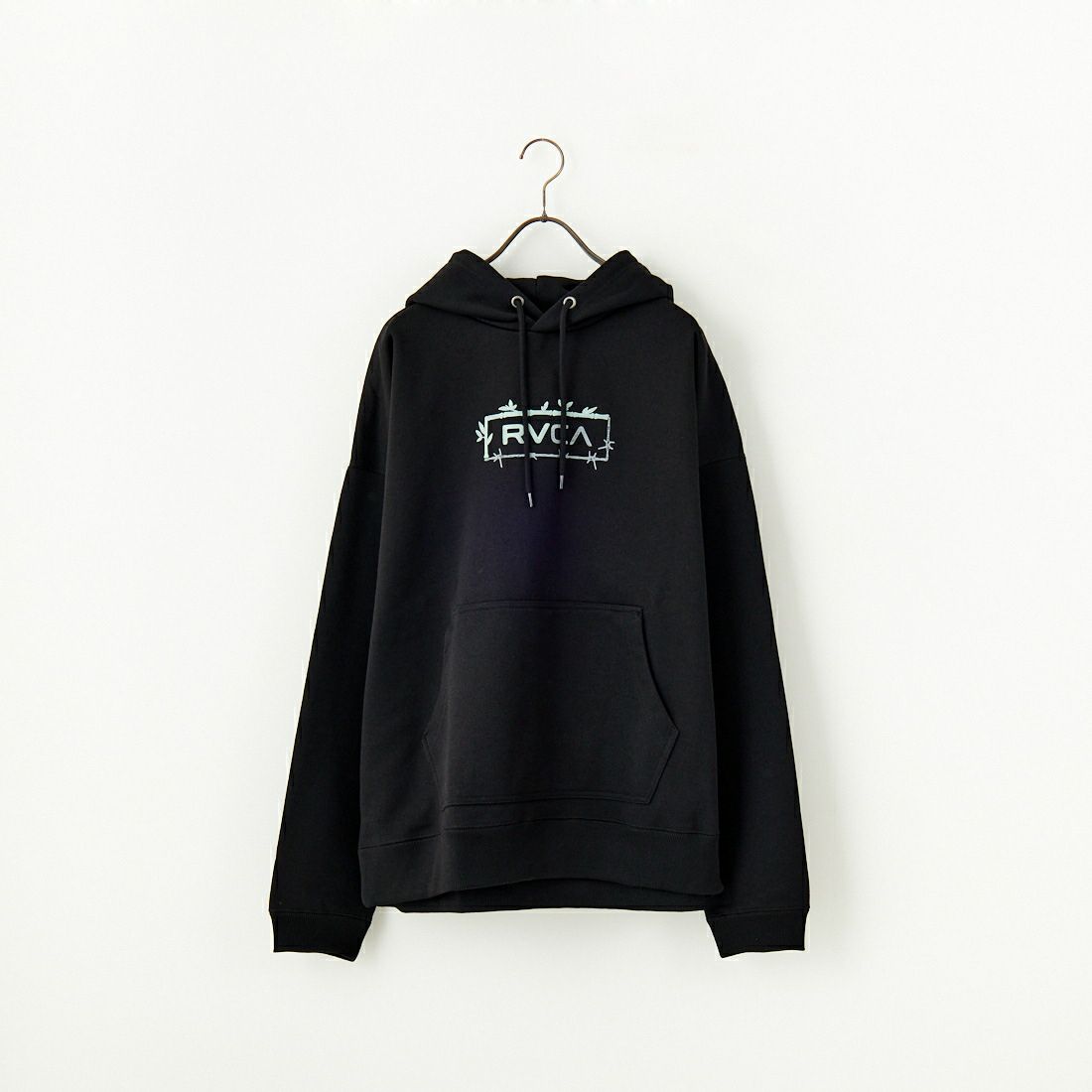 RVCA [ルーカ] BORDERED フーディ [BE042-039] BLK