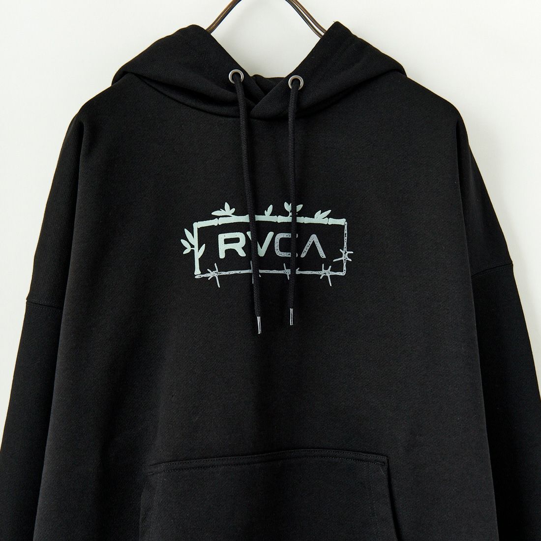 RVCA [ルーカ] BORDERED フーディ [BE042-039] BLK