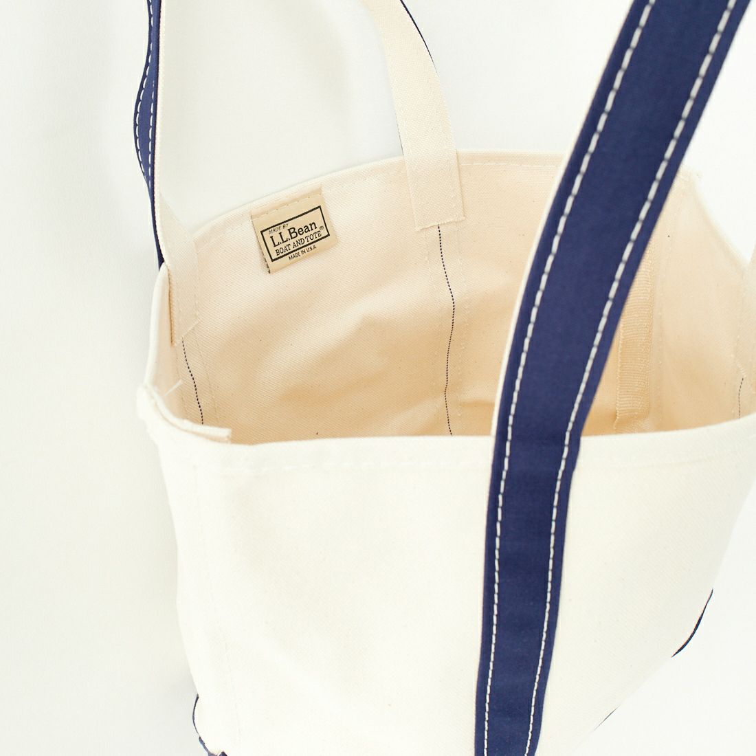L.L.BEAN [エルエルビーン] ボートアンドトートバッグ ミディアム [112636] BLUE TRIM