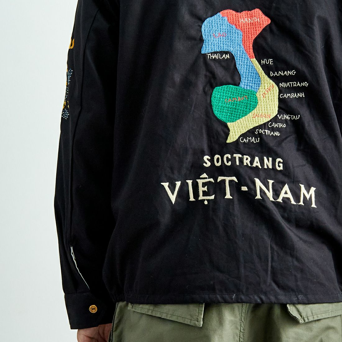 TAILOR TOYO [テーラートウヨウ] コットンベトナムジャケット [TT15546] 119 BLK