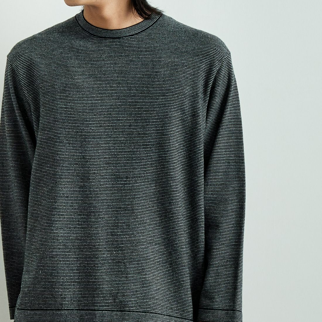 STILL BY HAND [スティルバイハンド] ボーダーニット [KN05243] BLK/WHT