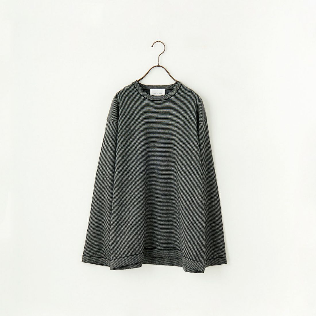 STILL BY HAND [スティルバイハンド] ボーダーニット [KN05243] BLK/WHT