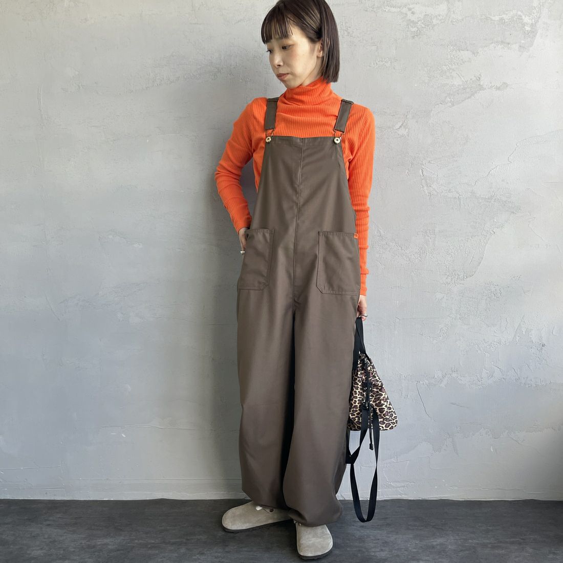 BROWN&&モデル身長：158cm 着用サイズ：F&&