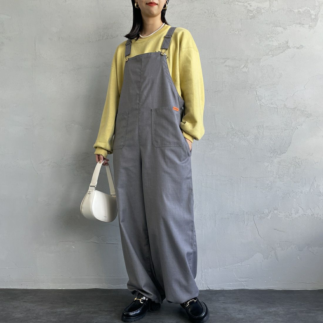 GRAY&&モデル身長：163cm 着用サイズ：F&&