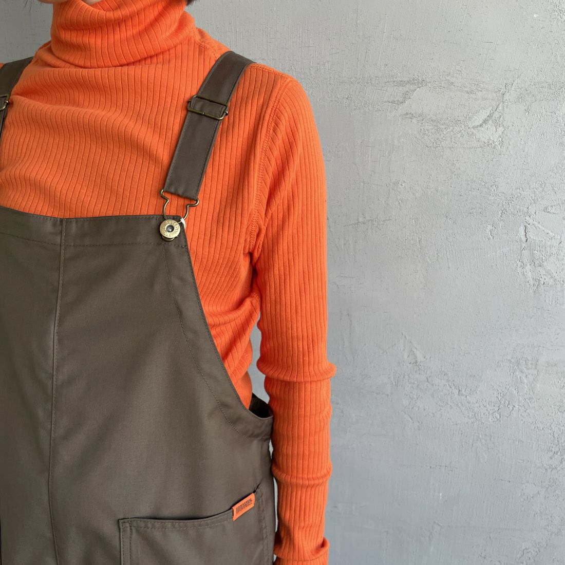 UNIVERSAL OVERALL [ユニバーサルオーバーオール] 裾ドローコードオーバーオール [U2432800IN-JF] BROWN
