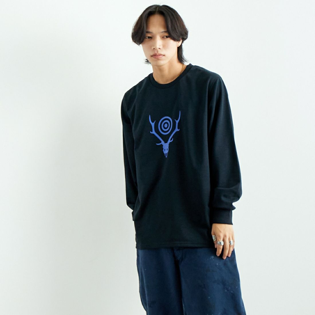 South2West8 [サウスツーウエストエイト] ロングスリーブクルーネックTシャツ [PU550]