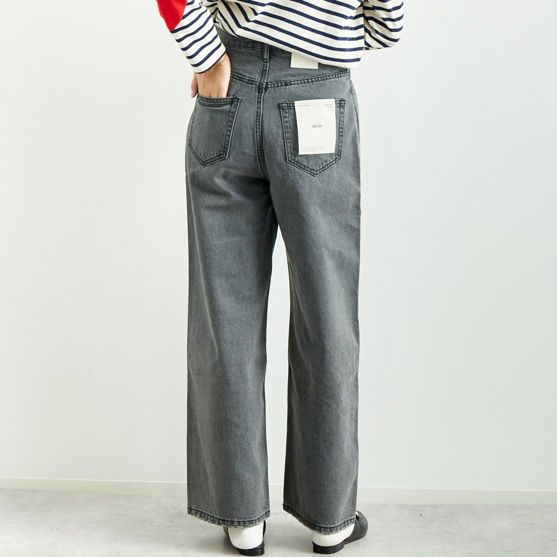 BLACK BY MOUSSY [ブラックバイマウジー] MACHO/マチョ ブラックデニム 