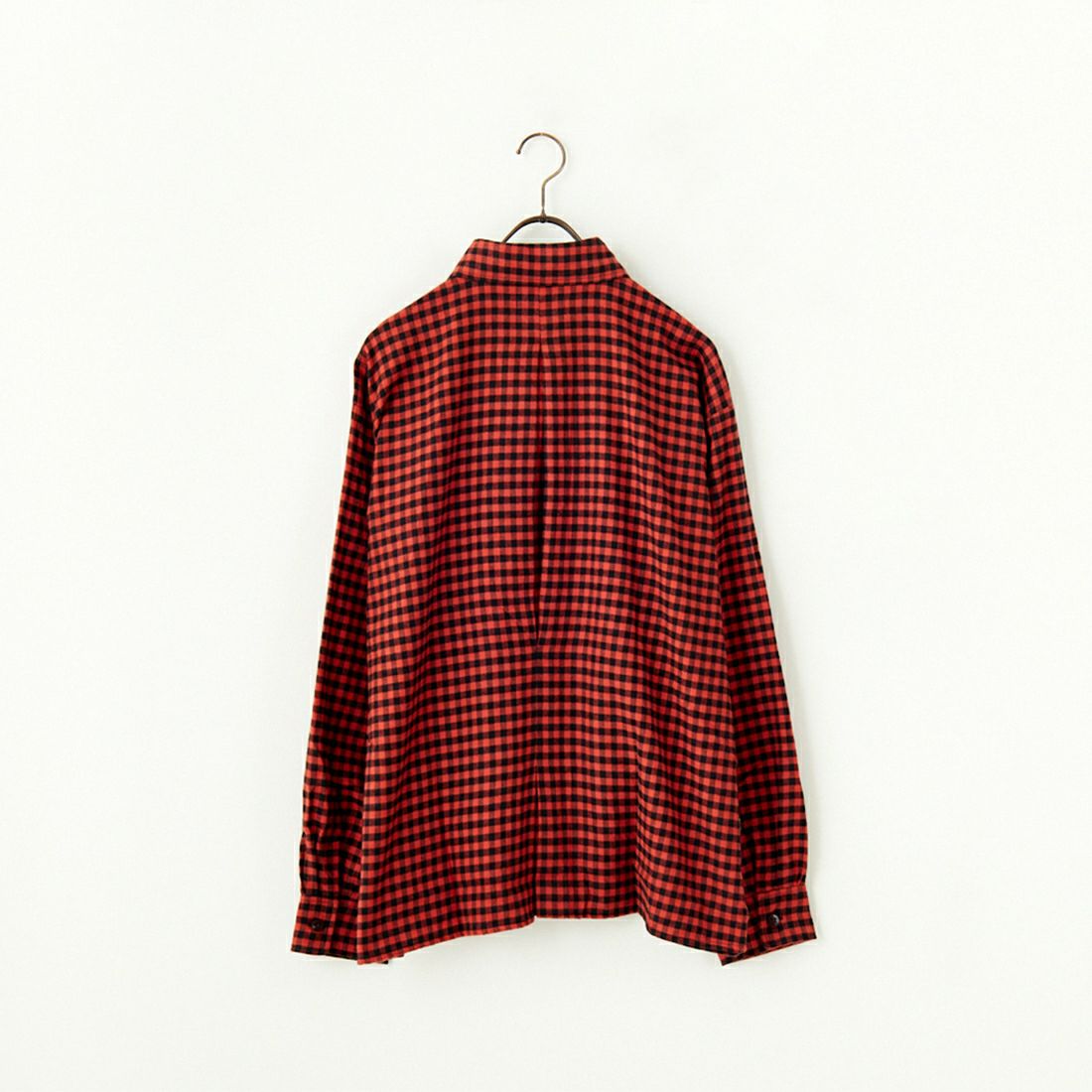 ILL ONE EIGHTY [イル ワンエイティ] ボックスプリーツシャツ [ILL242-25] RED