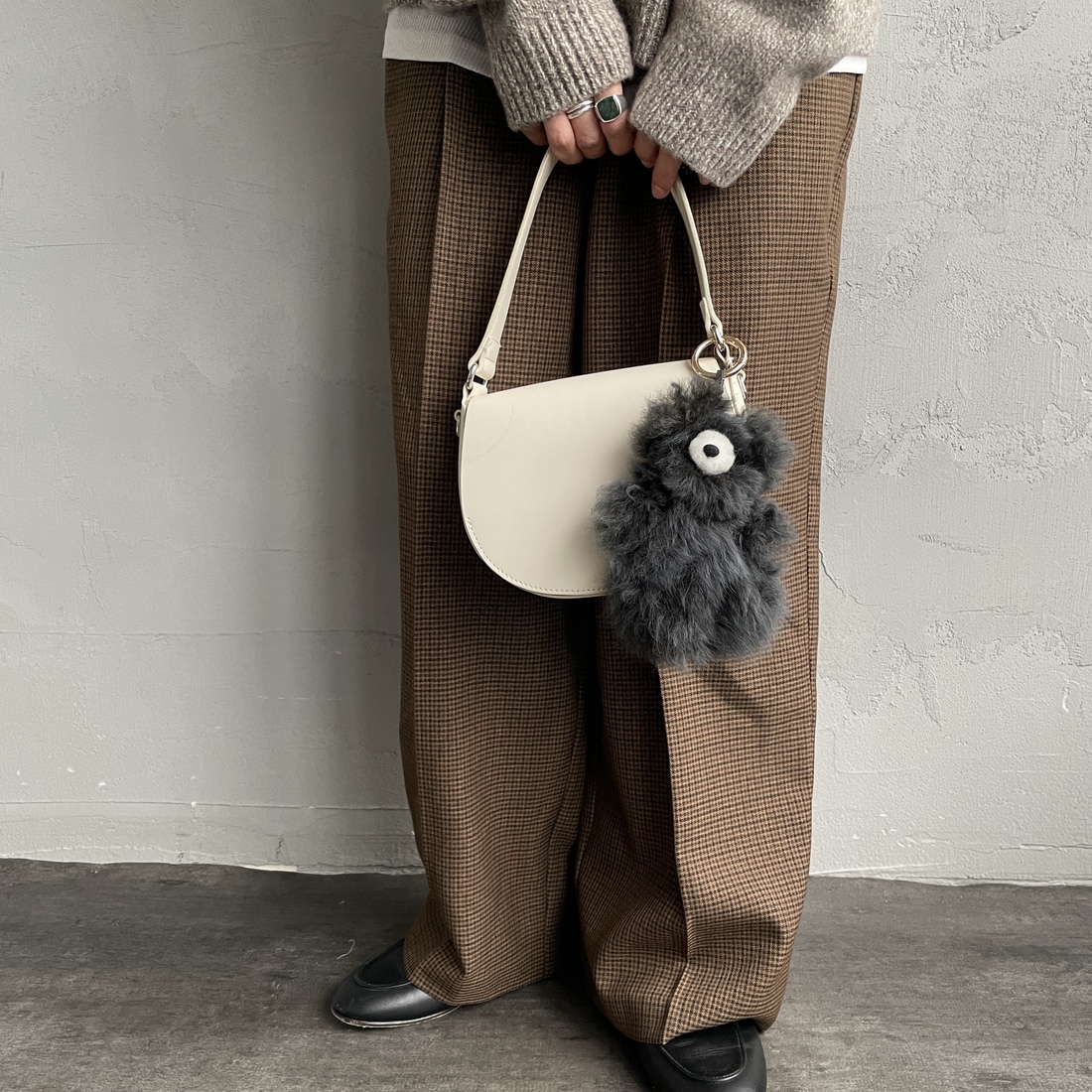 COSY [コージー] ベビーアルパカ スモールベアキーリング [KH-EV-SB] SG SMAKE G