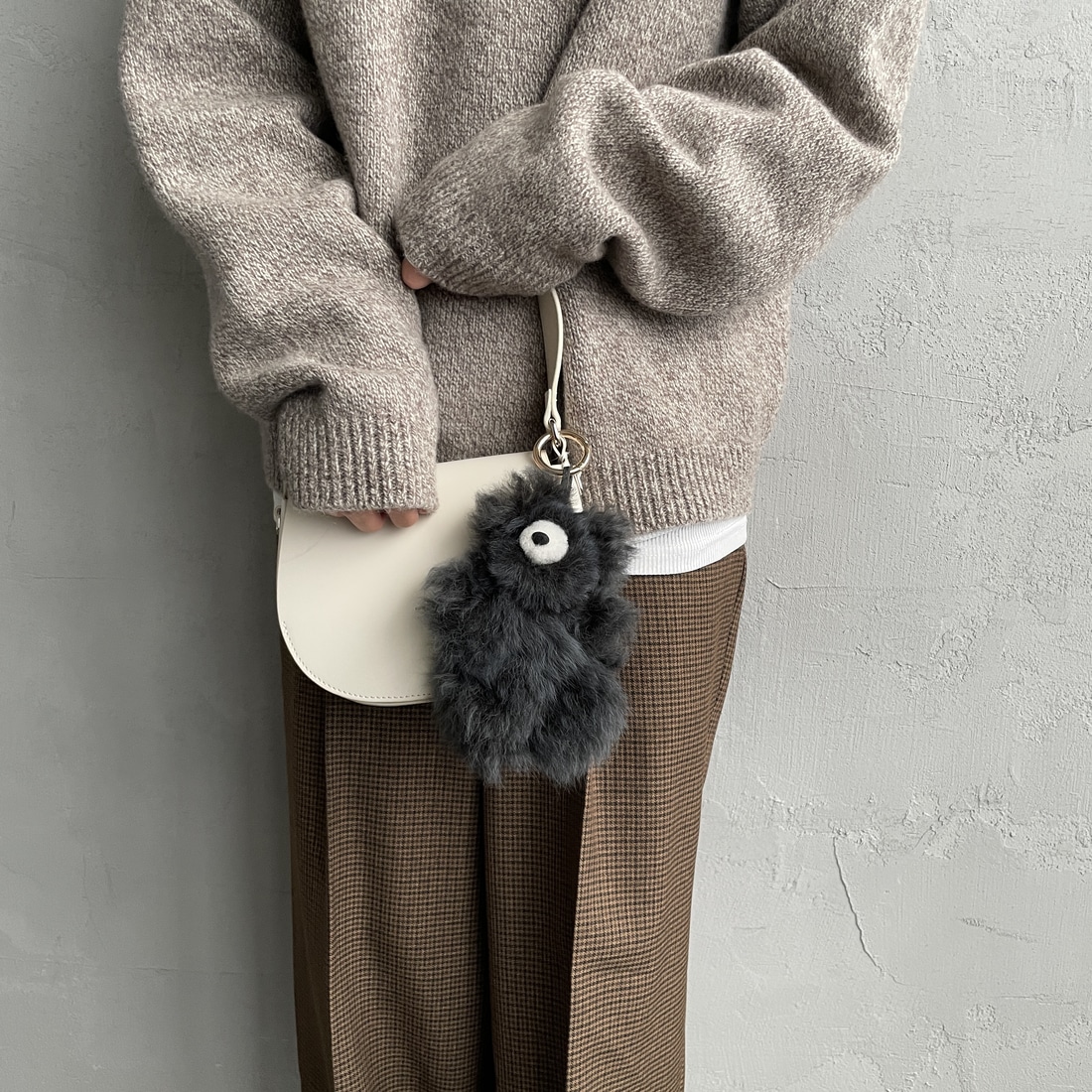 COSY [コージー] ベビーアルパカ スモールベアキーリング [KH-EV-SB] SG SMAKE G