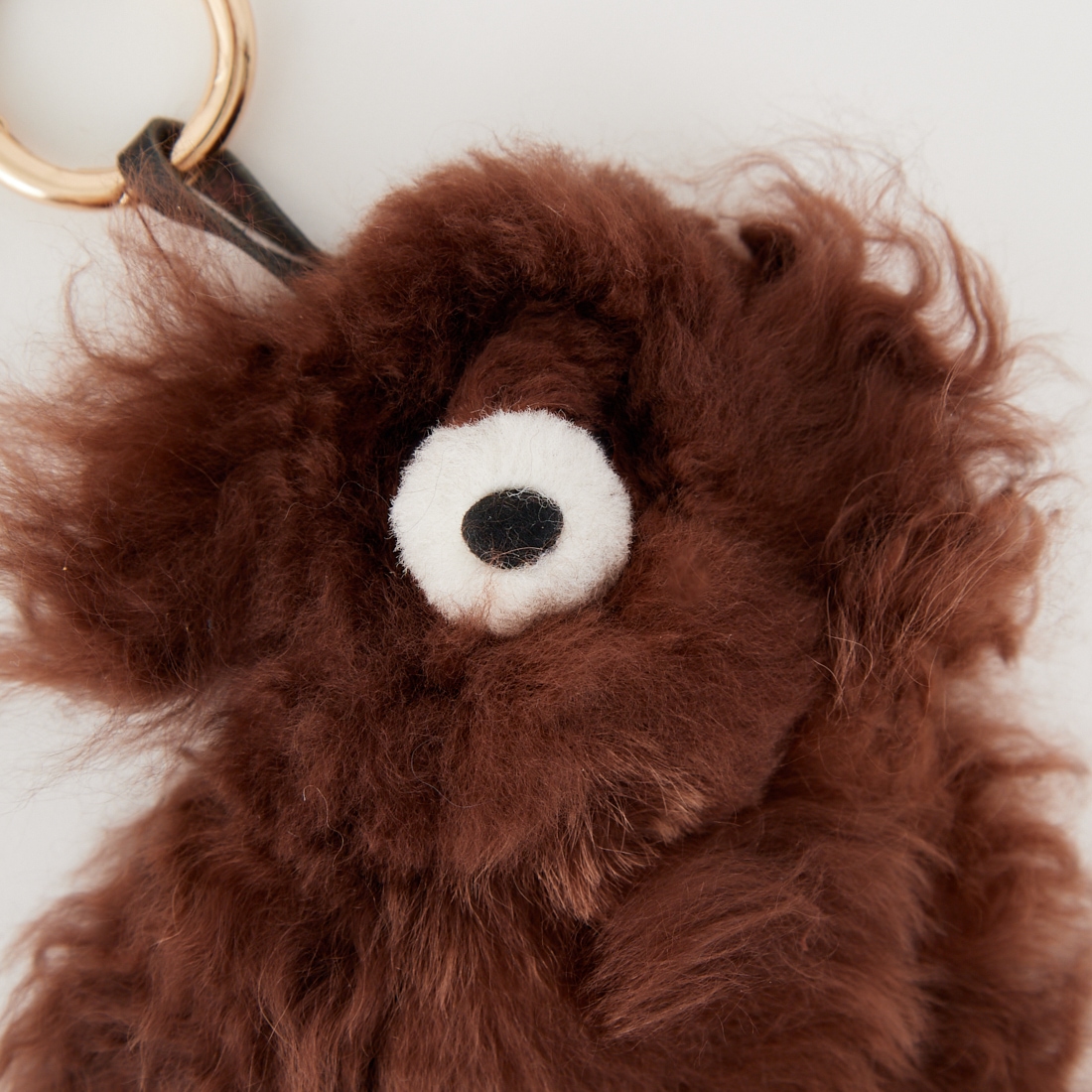 COSY [コージー] ベビーアルパカ スモールベアキーリング [KH-EV-SB] MB MID BRO