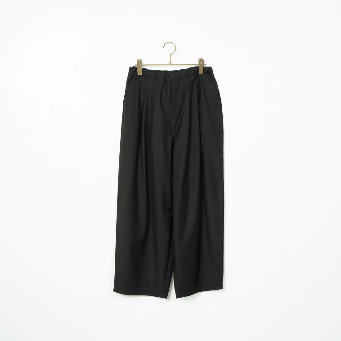 UNIVERSAL OVERALL [ユニバーサルオーバーオール] 別注 イージーワイドエッグパンツ [U2432630IN-JF] BLACK