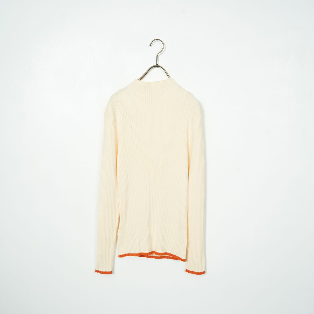 Jeans Factory Clothes [ジーンズファクトリークローズ] 配色ハイネックリブニット [11243808] ｵﾌ/ｵﾚﾝｼﾞ
