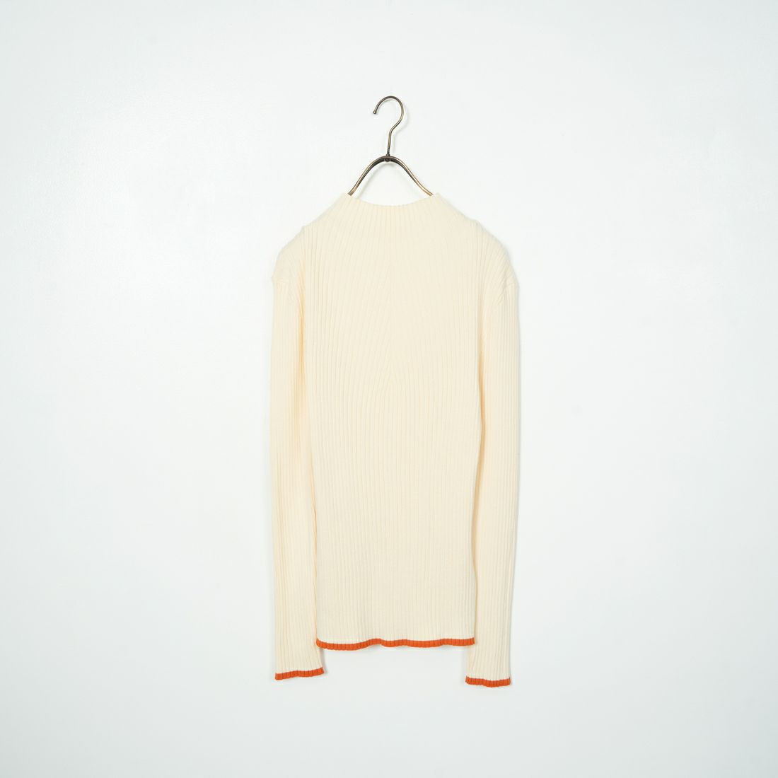 Jeans Factory Clothes [ジーンズファクトリークローズ] 配色ハイネックリブニット [11243808] ｵﾌ/ｵﾚﾝｼﾞ