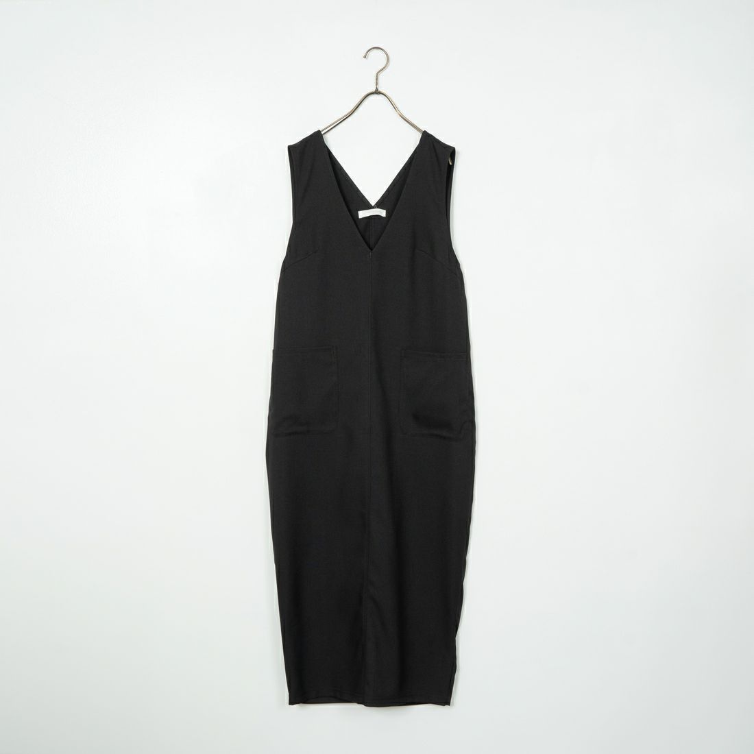 Jeans Factory Clothes [ジーンズファクトリークローズ] チェックVネックワンピース [21243057] 004 ﾌﾞﾗｯｸ