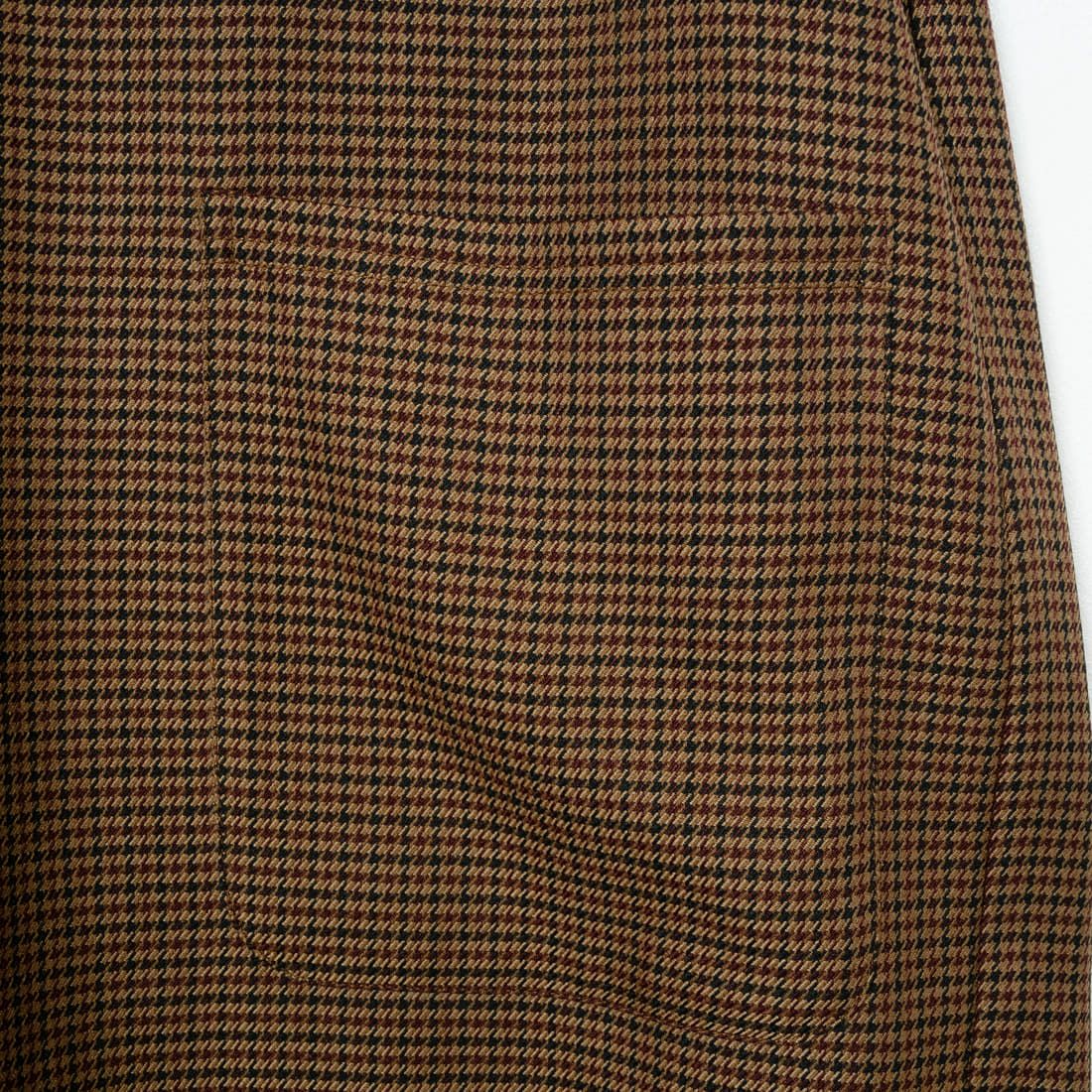 Jeans Factory Clothes [ジーンズファクトリークローズ] チェックVネックワンピース [21243057] 036 ﾌﾞﾗｳﾝC