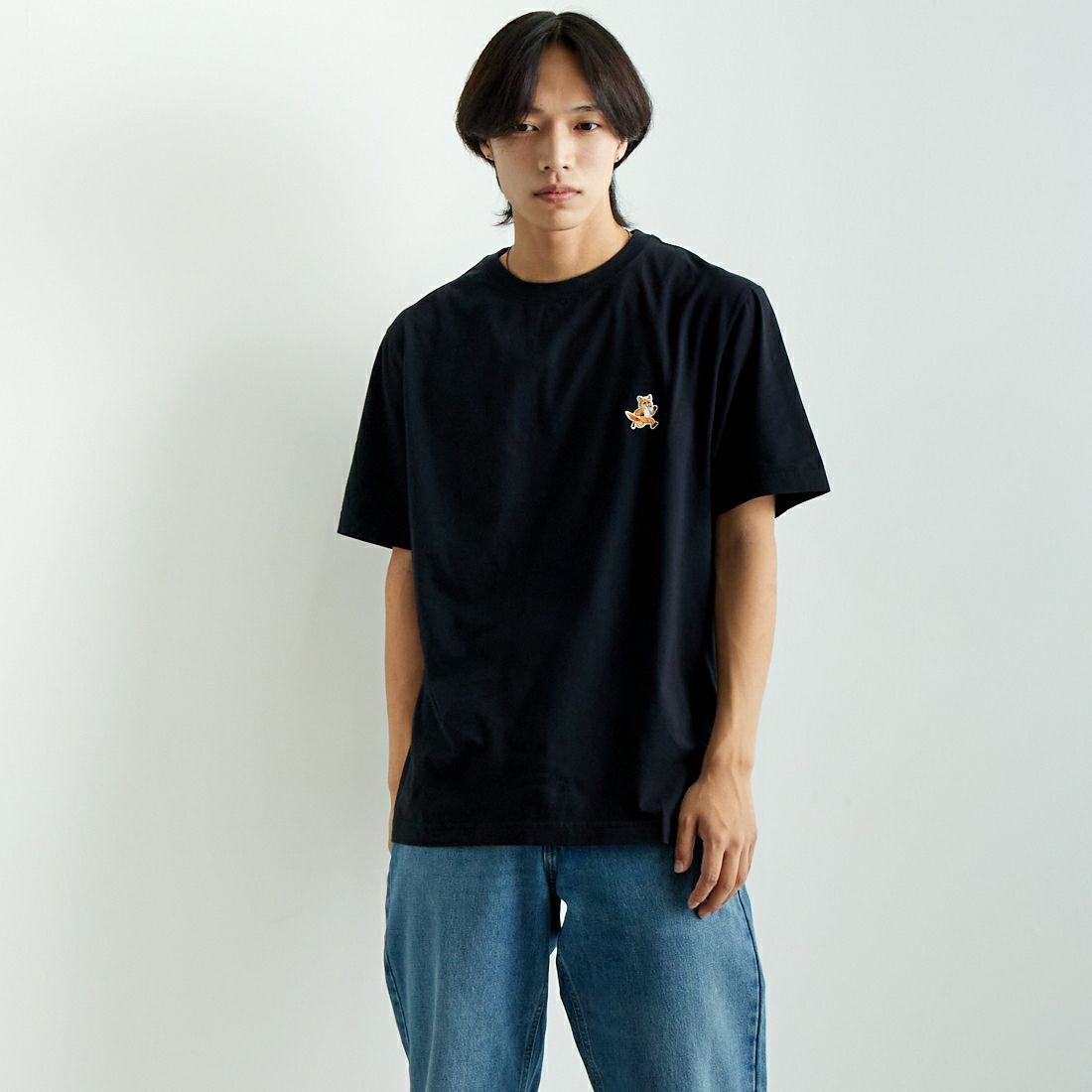 MAISON KITSUNE [メゾン キツネ] スピーディー フォックス パッチ コンフォート Tシャツ [MM00125KJ0008]