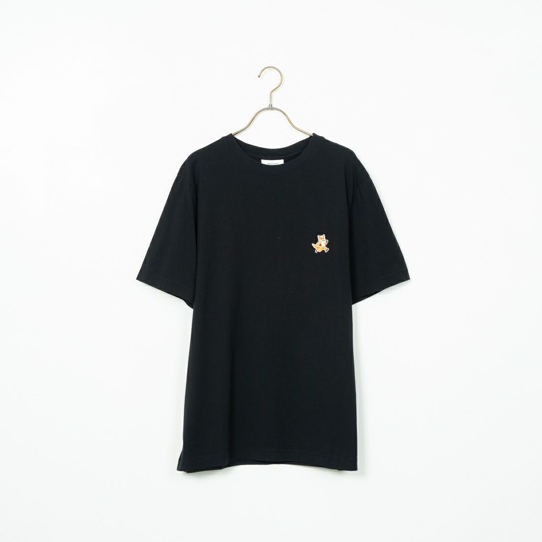 MAISON KITSUNE [メゾン キツネ] スピーディー フォックス パッチ コンフォート Tシャツ [MM00125KJ0008] BLACK