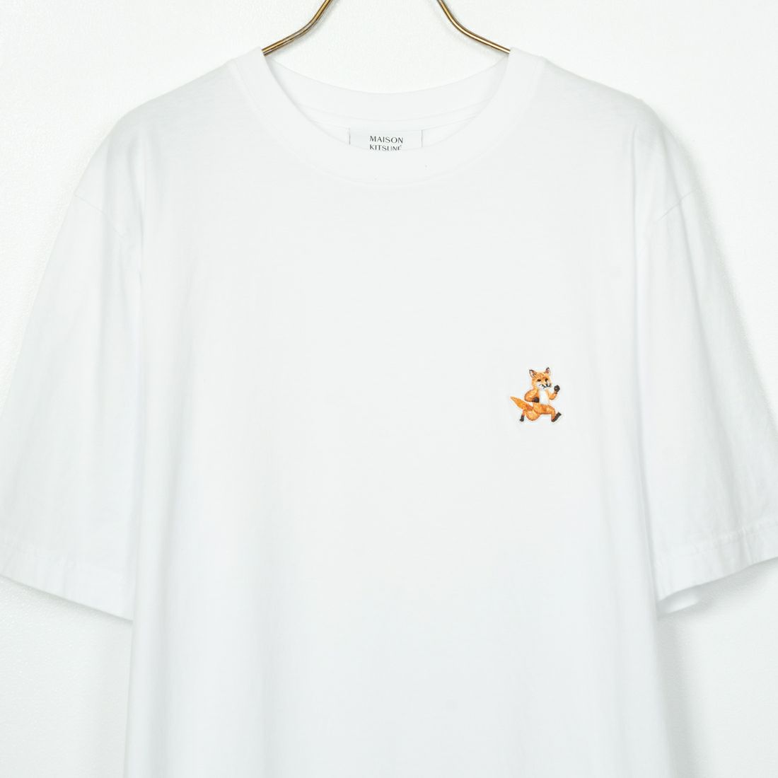 MAISON KITSUNE [メゾン キツネ] スピーディー フォックス パッチ コンフォート Tシャツ [MM00125KJ0008] WHITE