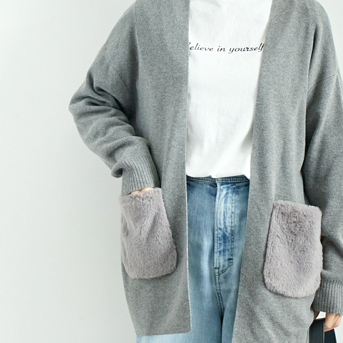 Jf Ready Made [ジェイエフレディメイド] ファーポケット総針