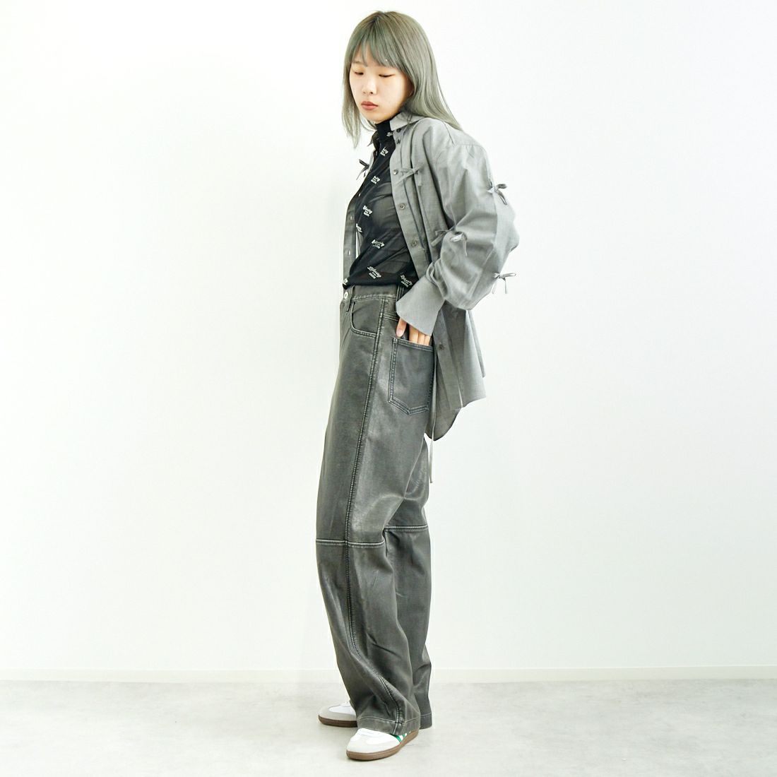 MAISON SPECIAL ニットぺプラムキャミソール すぐれ