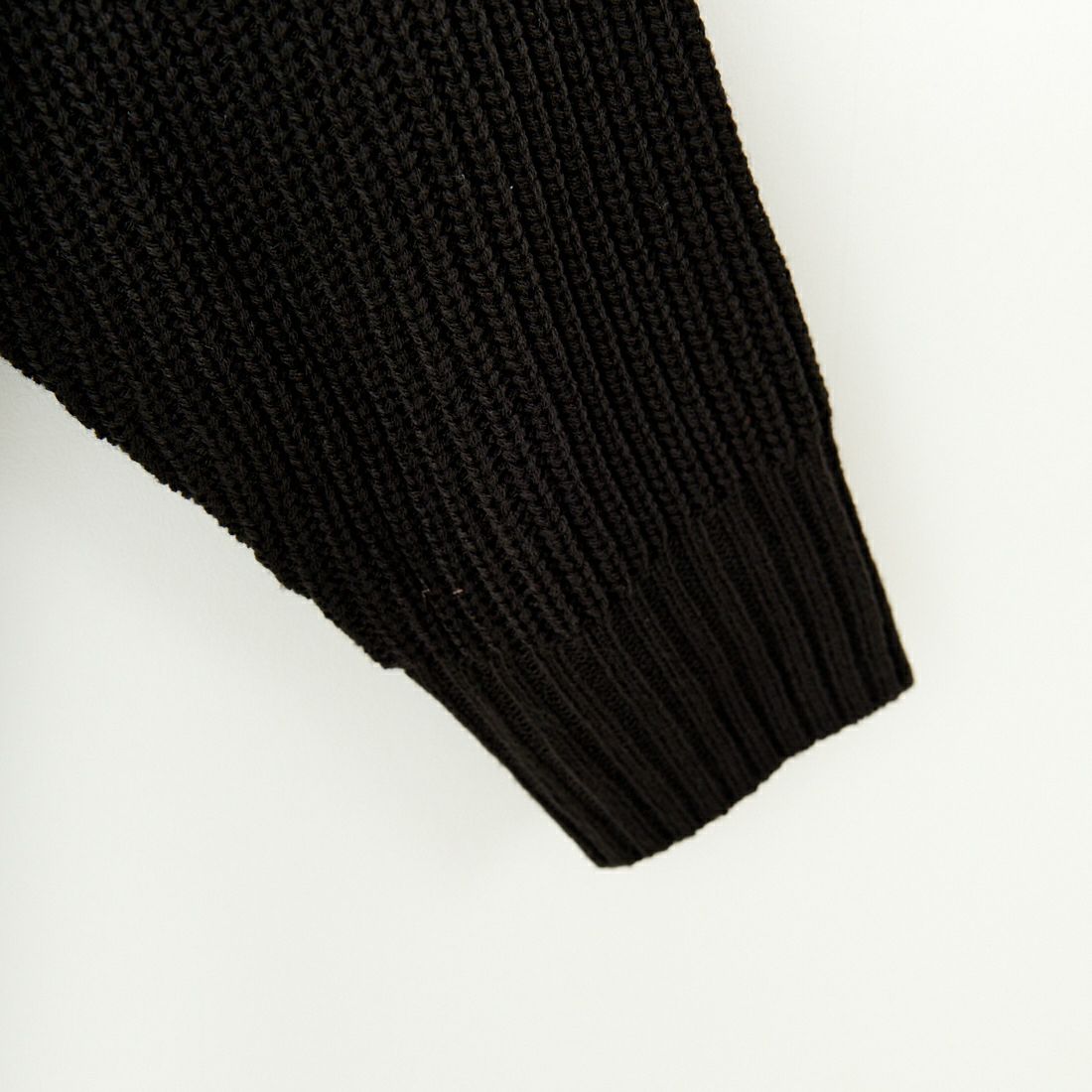 U.S.POLO ASSN. [ユーエスポロアッスン] 別注 ワンポイントロゴ刺繍 ドライバーズニットカーディガン [PLM43409IN-JF] ﾌﾞﾗｯｸ