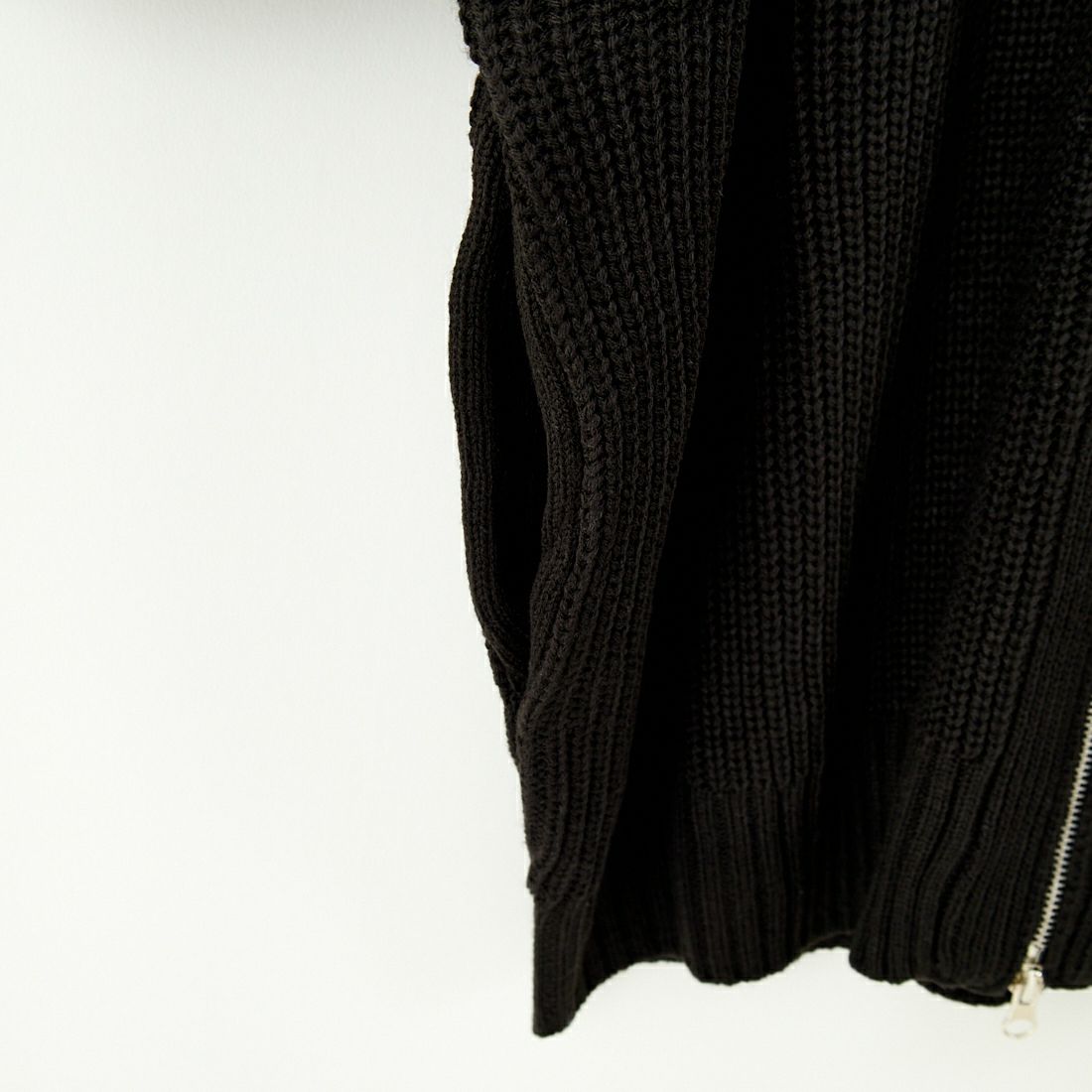 U.S.POLO ASSN. [ユーエスポロアッスン] 別注 ワンポイントロゴ刺繍 ドライバーズニットカーディガン [PLM43409IN-JF] ﾌﾞﾗｯｸ