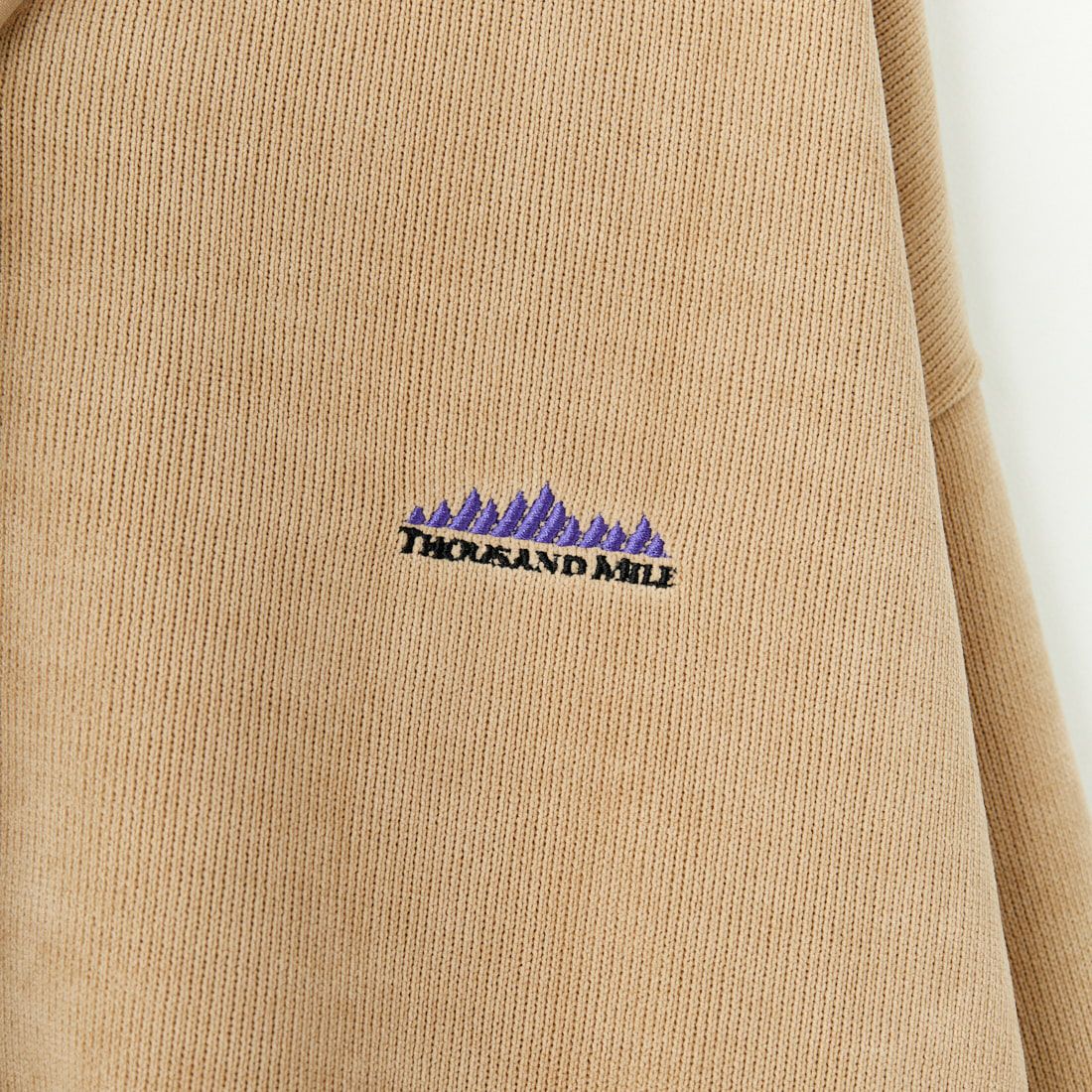 THOUSAND MILE [サウザンド マイル] ニットフリース ジップカーディガン [TM242KF00101] 23 S.BEIGE