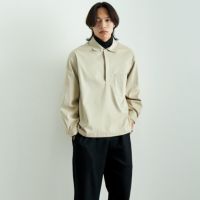 STILL BY HAND [スティルバイハンド] フェイクレザースキッパーシャツ