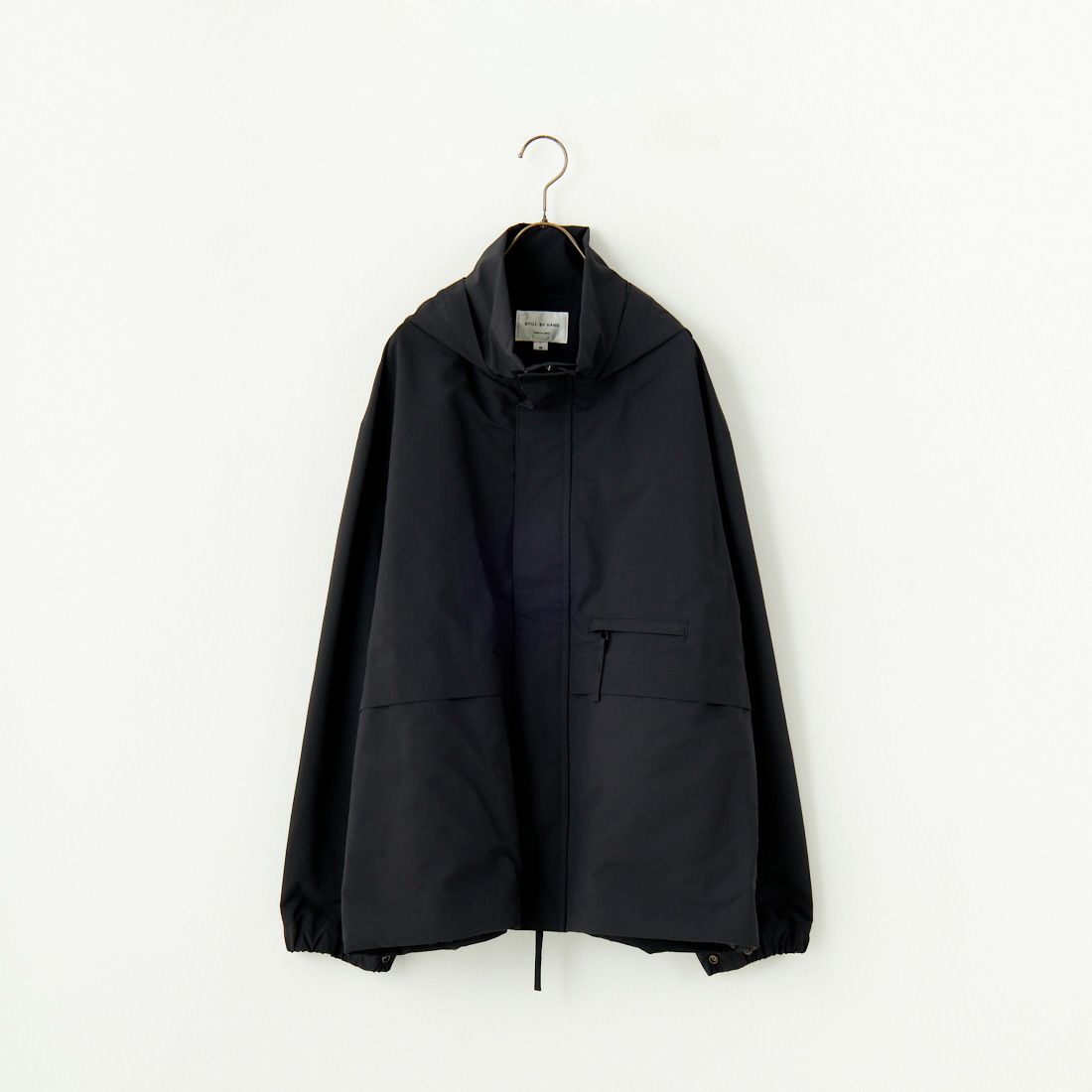 STILL BY HAND [スティルバイハンド] スタンドカラーブルゾン [BL08243] INK BLACK