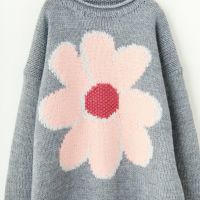 はなもっち　0529 S/S EMBROIDERED COTTON SHIRT / 刺繍モチーフ パイピング