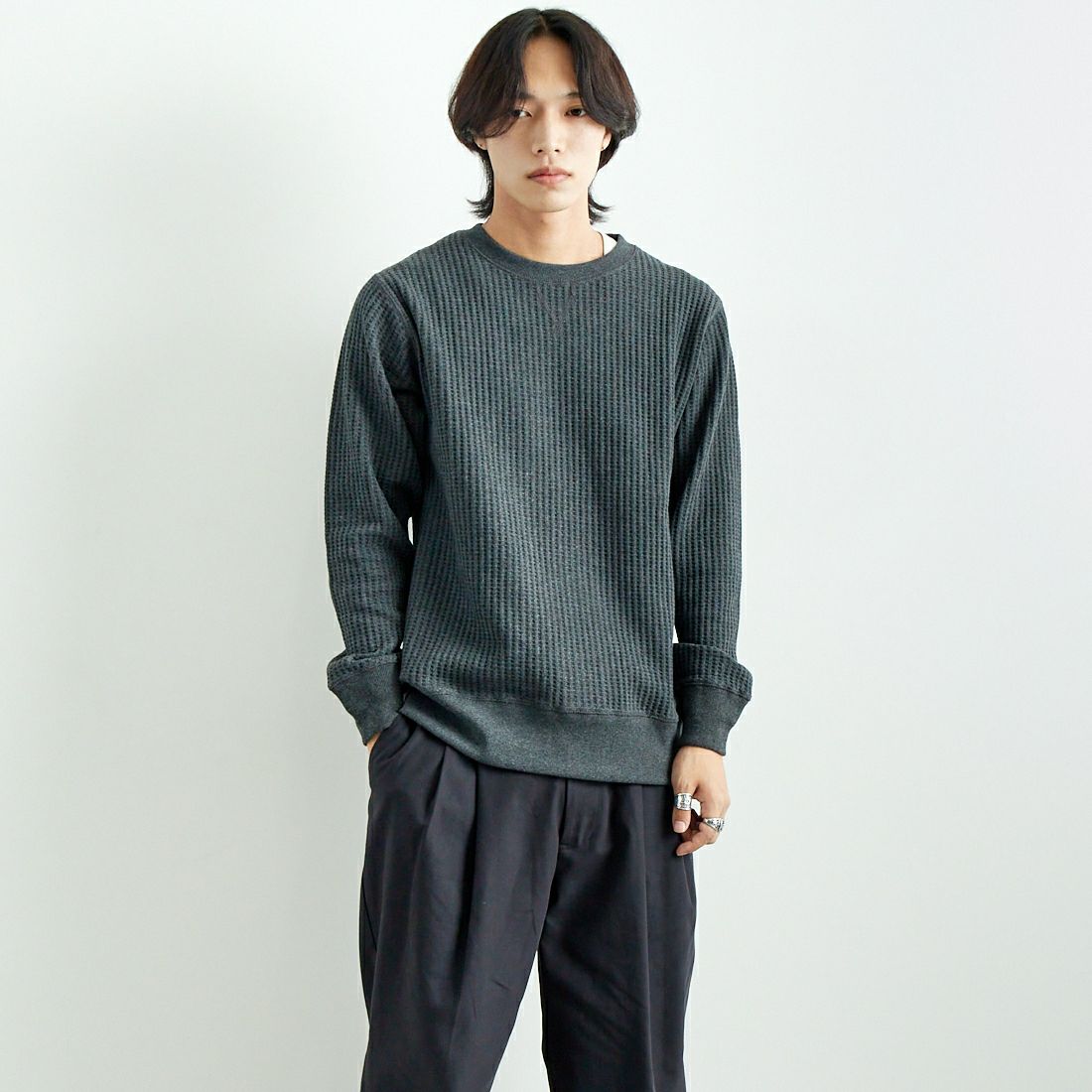 18 ﾓｸCHARC&&モデル身長：179cm 着用サイズ：L&&