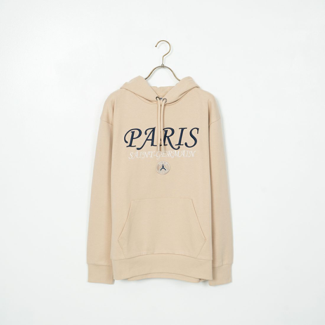 PARIS SAINT-GERMAN [パリ・サンジェルマン] PSG ブランド刺繍ロゴ スウェットパーカー [PS0624FW0001] GREGE