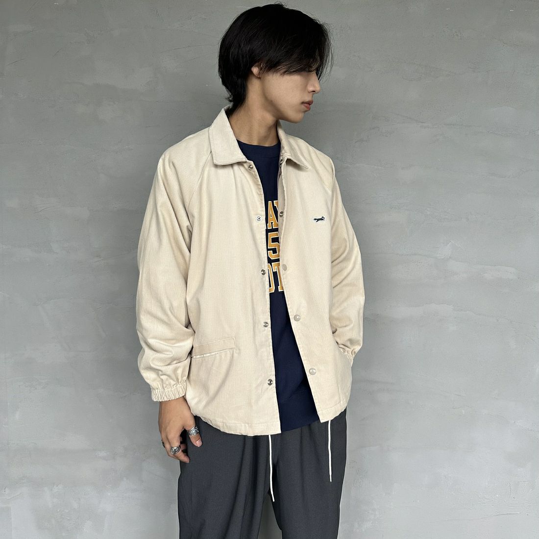 IVORY&&モデル身長：179cm 着用サイズ：M&&