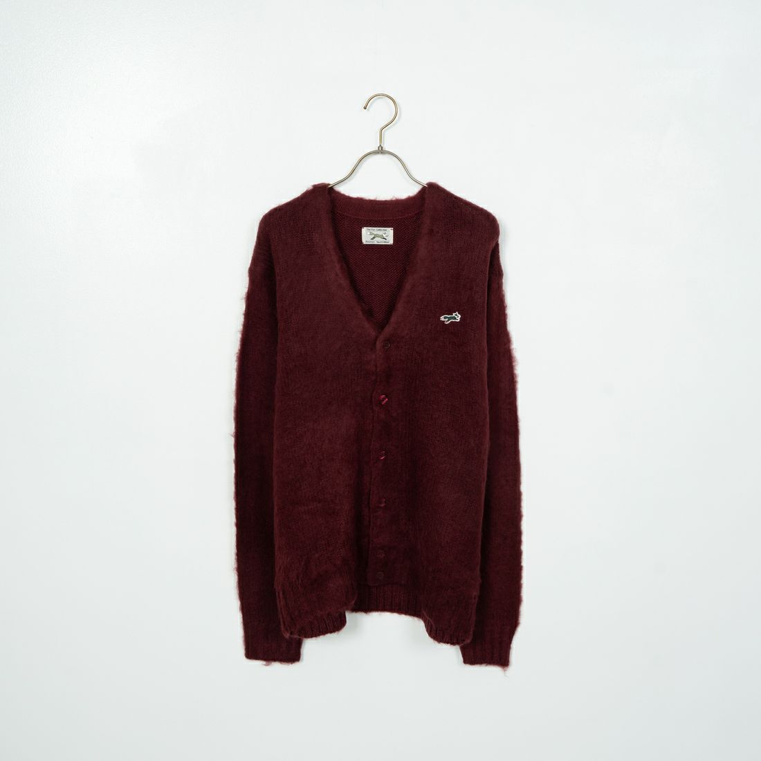 THE FOX [ザフォックス] 別注 シャギーモヘアカーディガン [PN24F010-JF] BURGUNDY