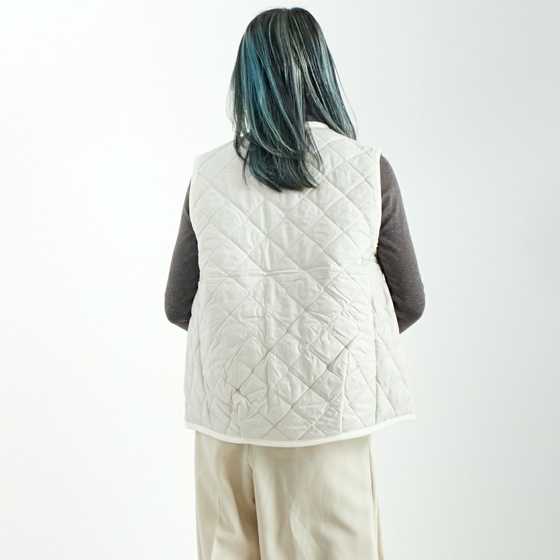 LAVENHAM [ラベンハム] コクーン ソーンハム ウィメンズ [LV10125] P86 MOONBE &&モデル身長：167cm 着用サイズ：10&&